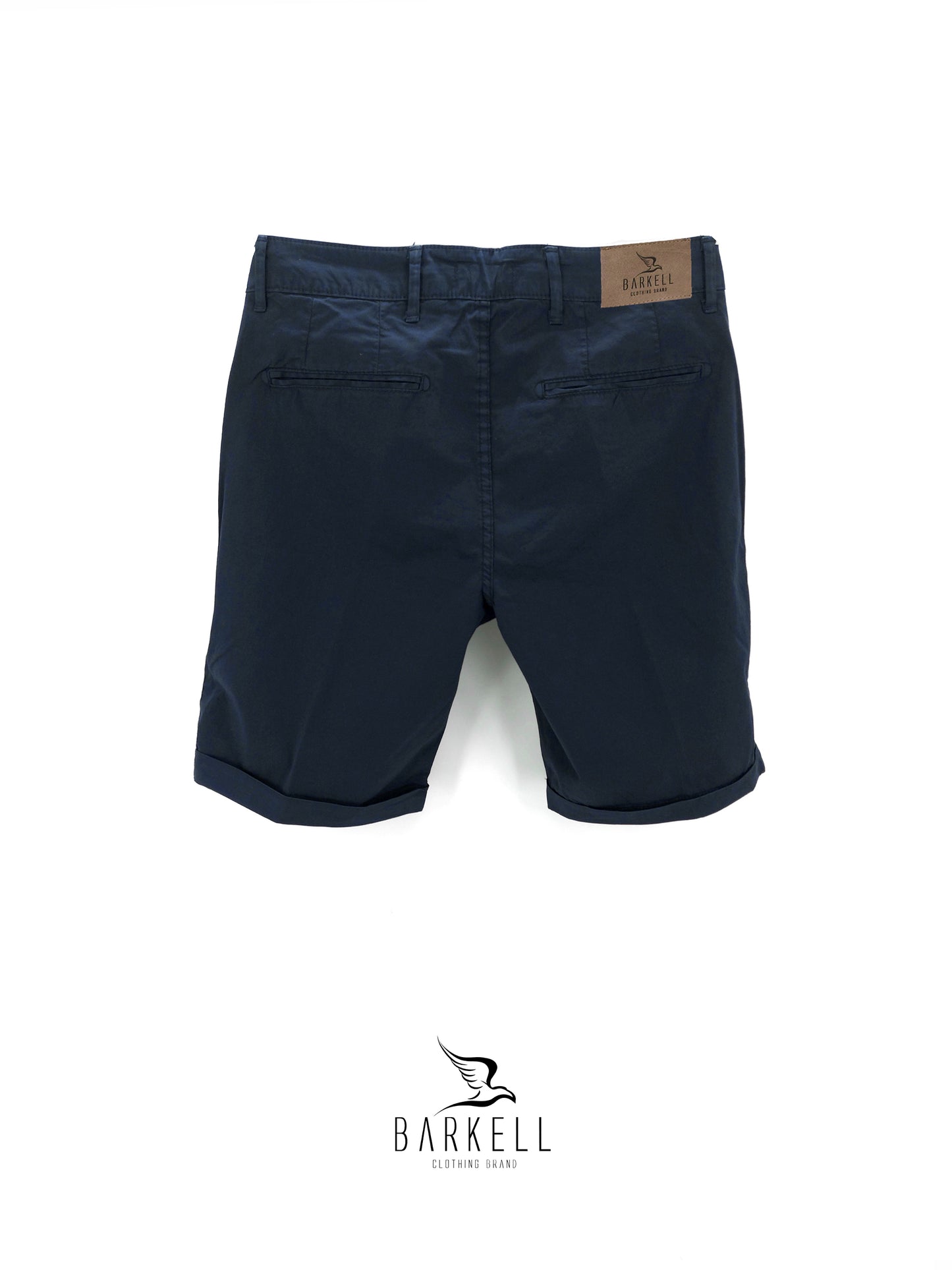 Bermuda Blu Modello Chinos in Cotone Gabardina