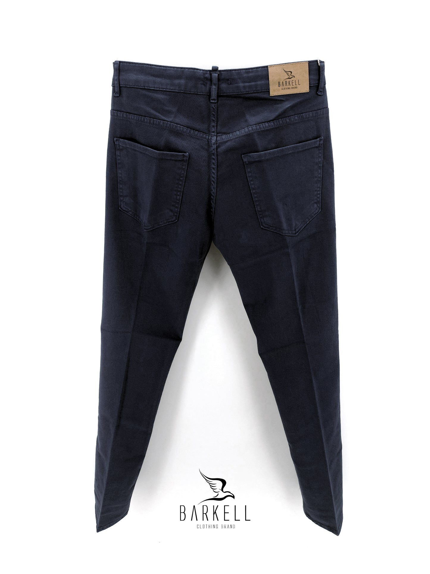 Pantalone Blu Modello Jeans Cinque Tasche in Cotone Bull Vela